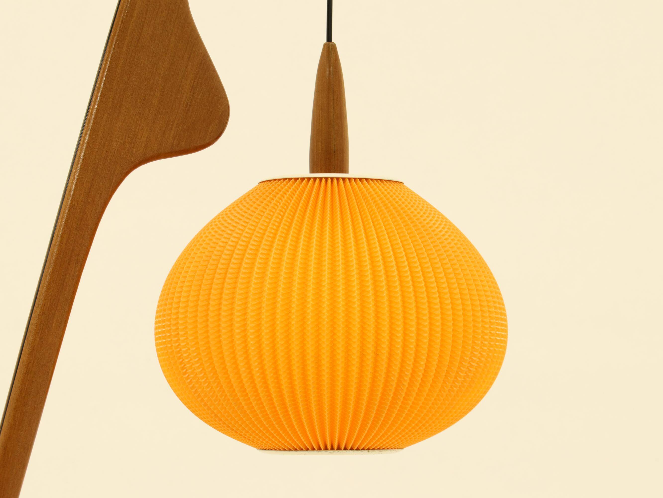 Lampadaire Mante religieuse par Rispal, France, années 1950