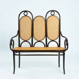 Thonet bench vienna straw Long John sofa, Vienna 1920s