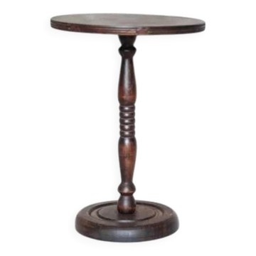 Sellette bois vintage, piédestal bois, porte-plante bois, meuble bois, décoration intérieur