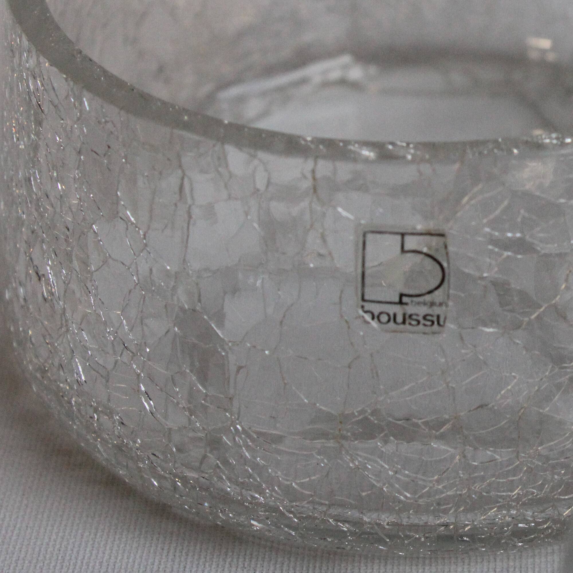 Set of 4 vintage fruit bowls - Boussu glassware