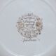 Hollow dish 22cm Ridgway Staffordshire pattern "Jacobean"
