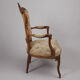 4 Louis XV style convertible armchairs