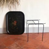Metal tray table