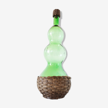 Bottle Italian blown glass