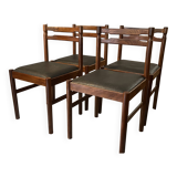 Set of 4 chairs - Scandinavian style - Very good condition