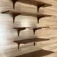 Large modular teak shelf scandinavian design 1950.