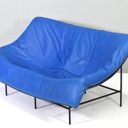 Butterfly sofa in leather by Gerard Van Den Berg for Montis, Netherlands, 1980s