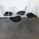 Four vintage SM05 chairs chromed by Cees Braakman for Pastoe, 1960-70