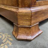 Louis Philippe period dresser in walnut ronce and solid ash