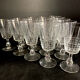 Set of 15 antique glasses