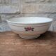 Vintage ironstone salad bowl Salins model Nénuphar 28cm