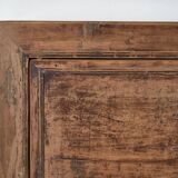 Antique wooden three-door sideboard (circa 1920)