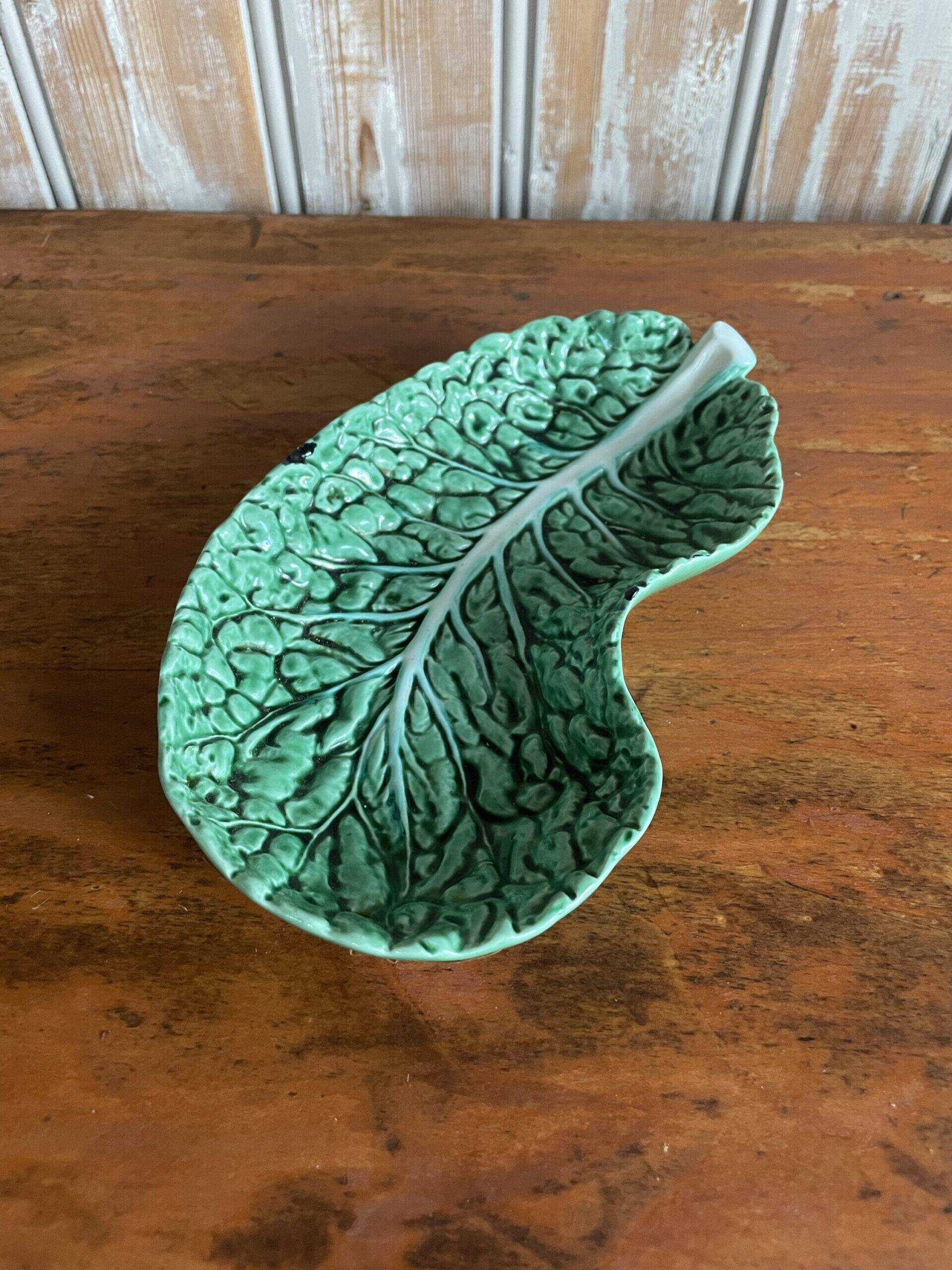 Portuguese slipware cabbage bowl
