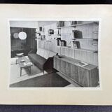 Original photo of furniture, interior by Finn Juhl / Denmark, 1956