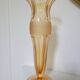 Art Nouveau cut crystal single flower vase