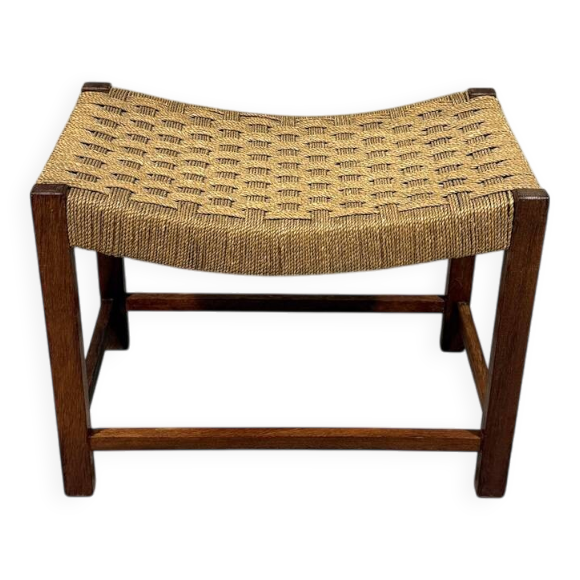 Plaited cord seat stool 1950’s