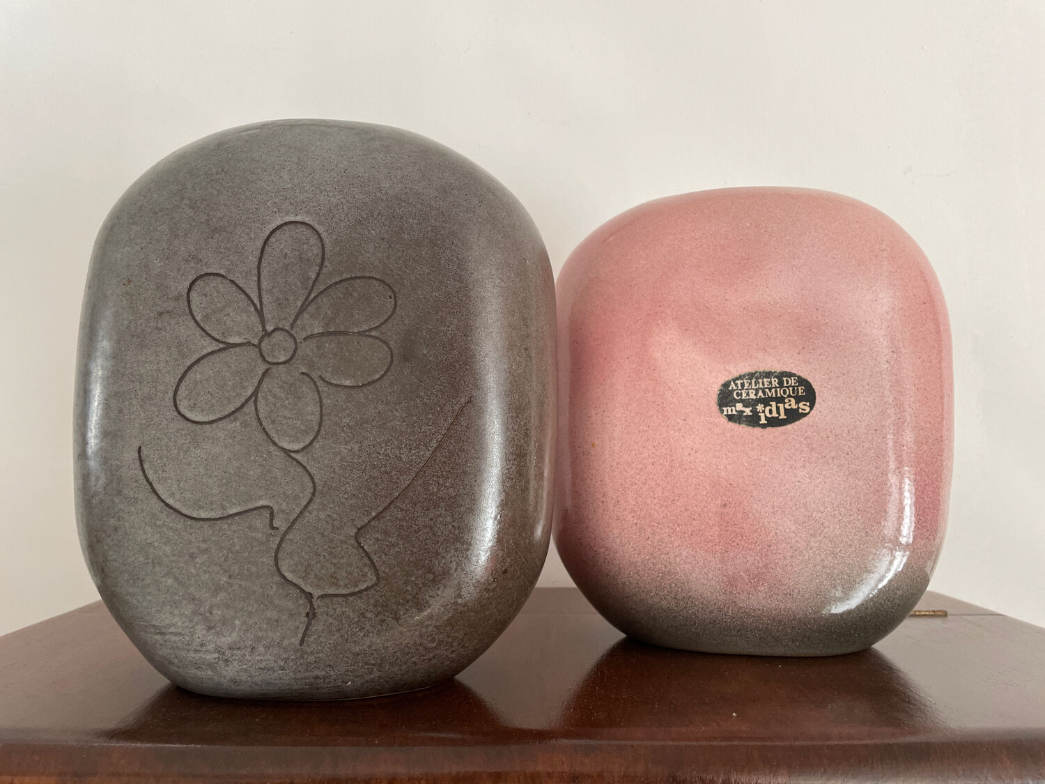 Vintage ceramic vase Max Idlas 1960