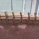 Set of 6 baumann tacoma bistro chairs - wood - vintage