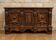Important richly carved walnut chest – Renaissance style – 17th century