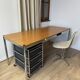 USM Haller desk in natural oak veneer