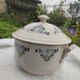 Art Deco tureen earth steel Saint Uze