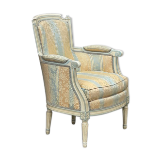 Fauteuil bergère de syule Louis XVI