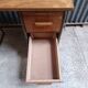 Bureau d'école vintage bois et métal