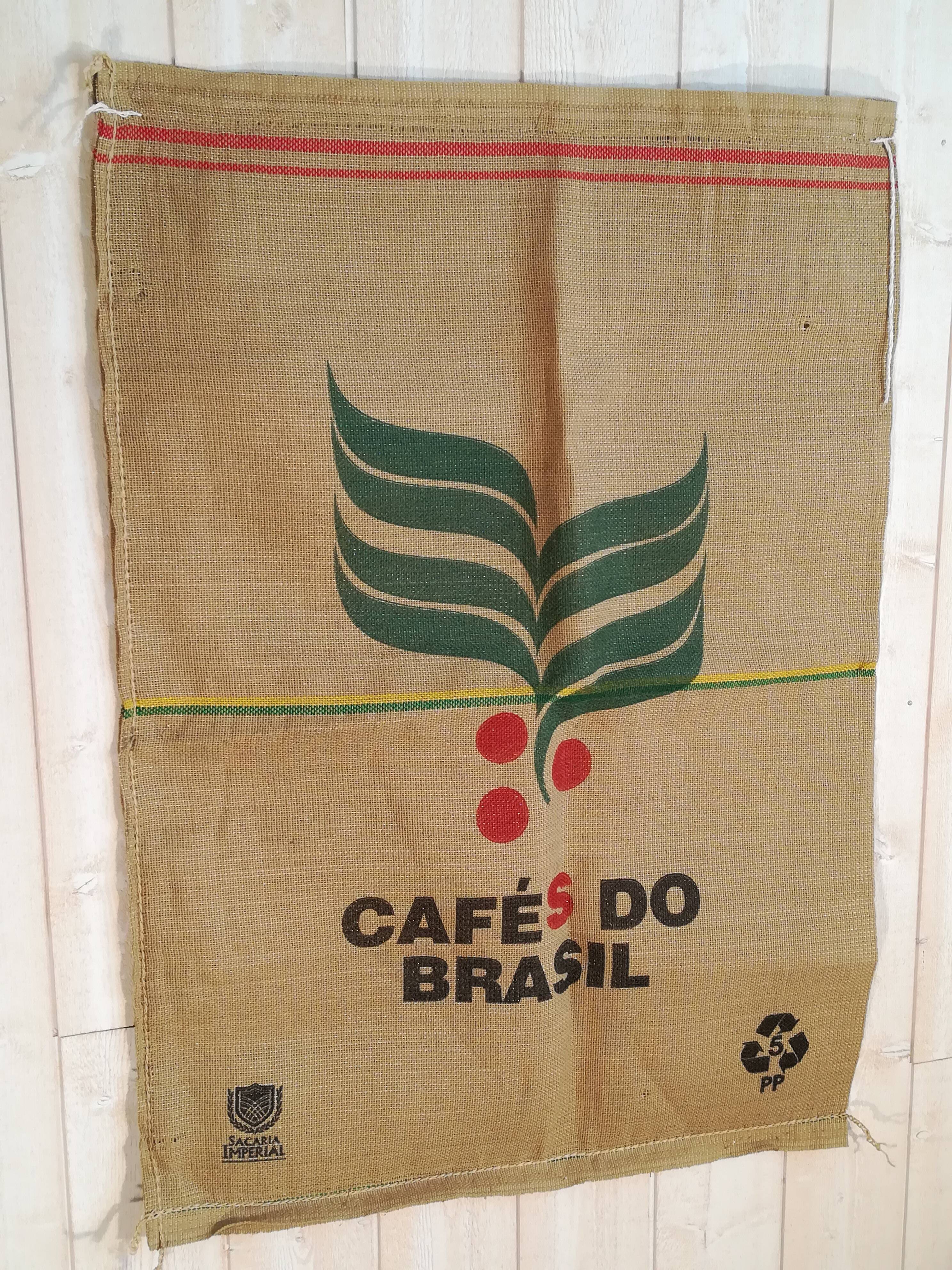 Burlap coffee bag "Do Brasil"