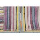 Vintage Turkish Oushak Handmade Wool Cotton Beige Kilim Area Rug 129x210