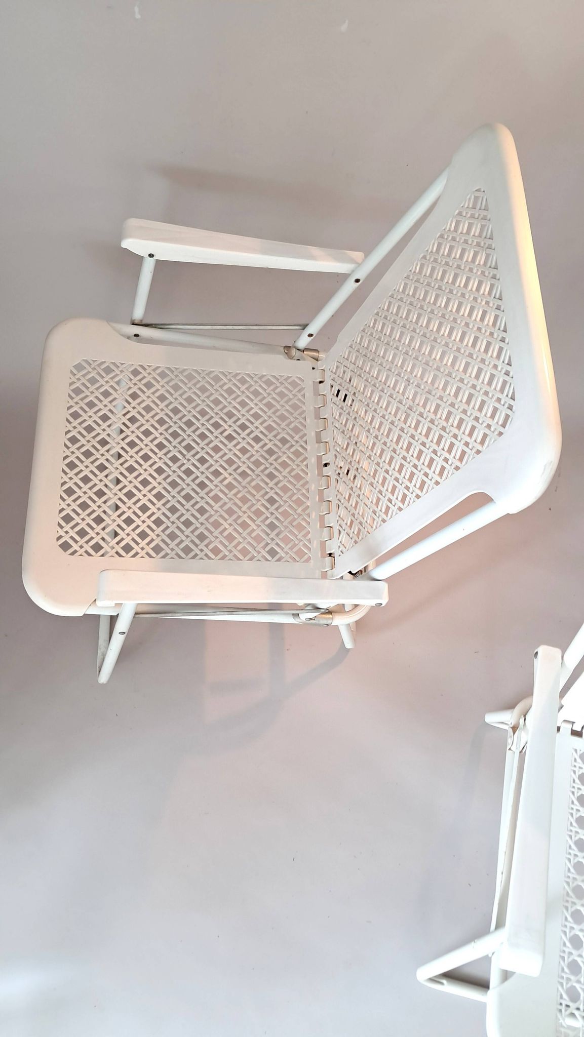 Two folding chairs 1960 Grand Soleil & Luigi Plebani Vintage.