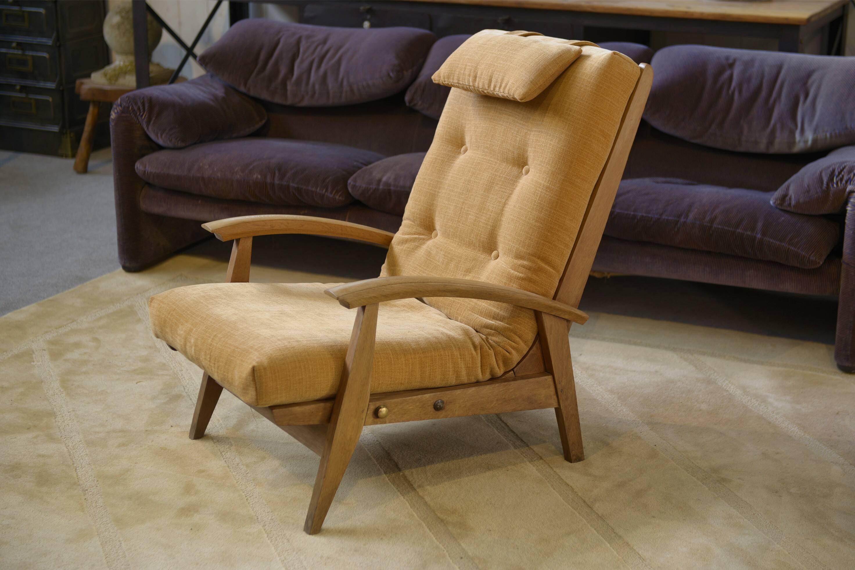 Armchair model FS 134 by Guy Besnard for Free Span 1950s