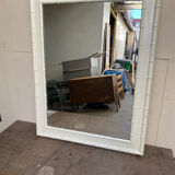 Wooden and bamboo mirror