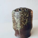 Large stoneware flower vase signed Bodin