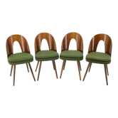 4 chaises d'Antonin Suman, Tchécoslovaquie, 1960