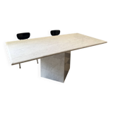 Carrara marble dining table