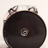 Lampe de table avec tulipe en cristal. Italie, années 1980.