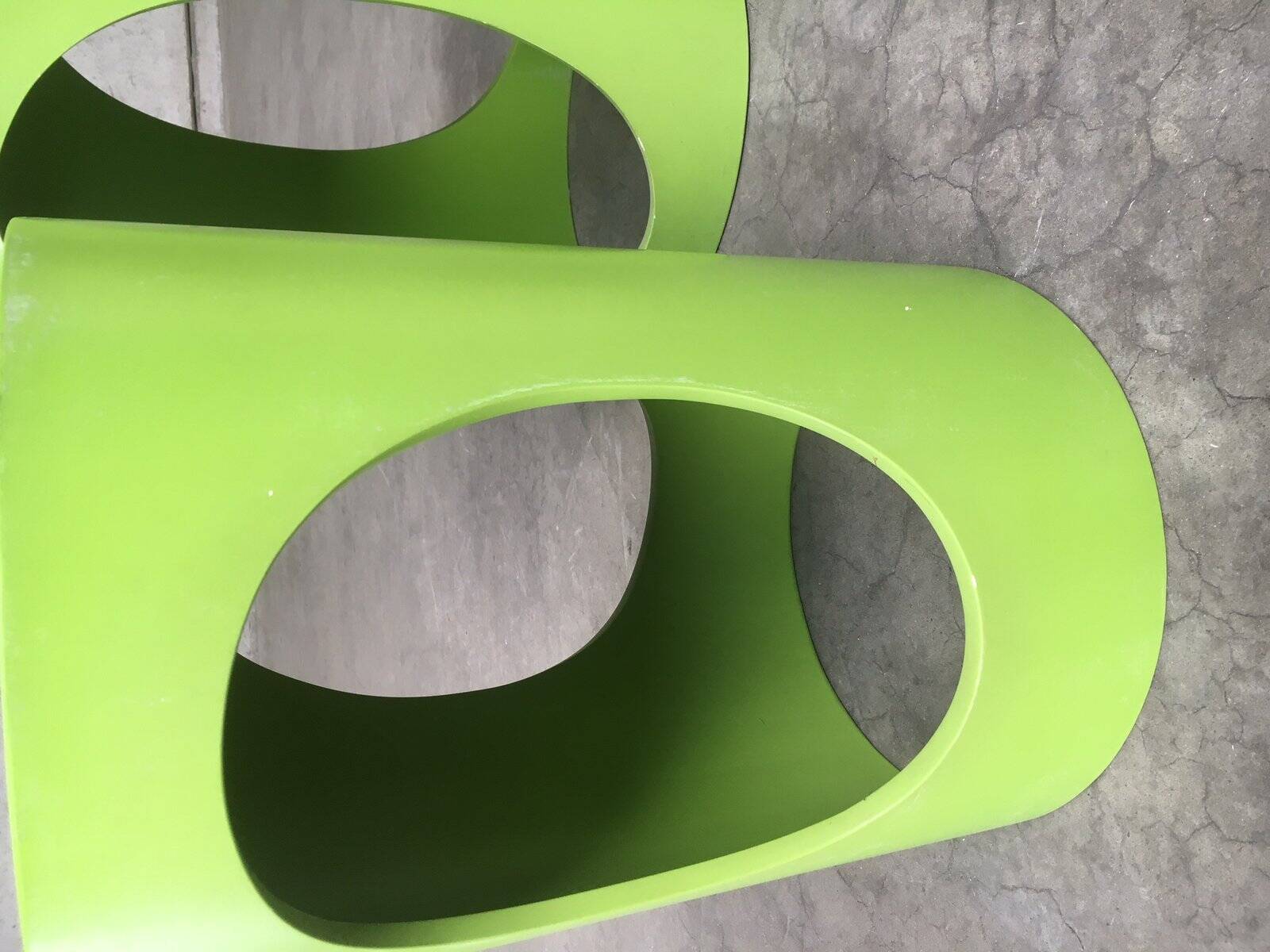 Mid-Century Modern Space Age Design Nesting Table Set by Opal, Germany, 1960s, Set of 3