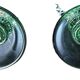 Broste Copenhagen - Pair of Large Green Blown Glass Candlesticks