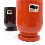 4 Franco Pozzi glasses/mazagrans • Bistrot series by Ambroglio Pozzi • 1970