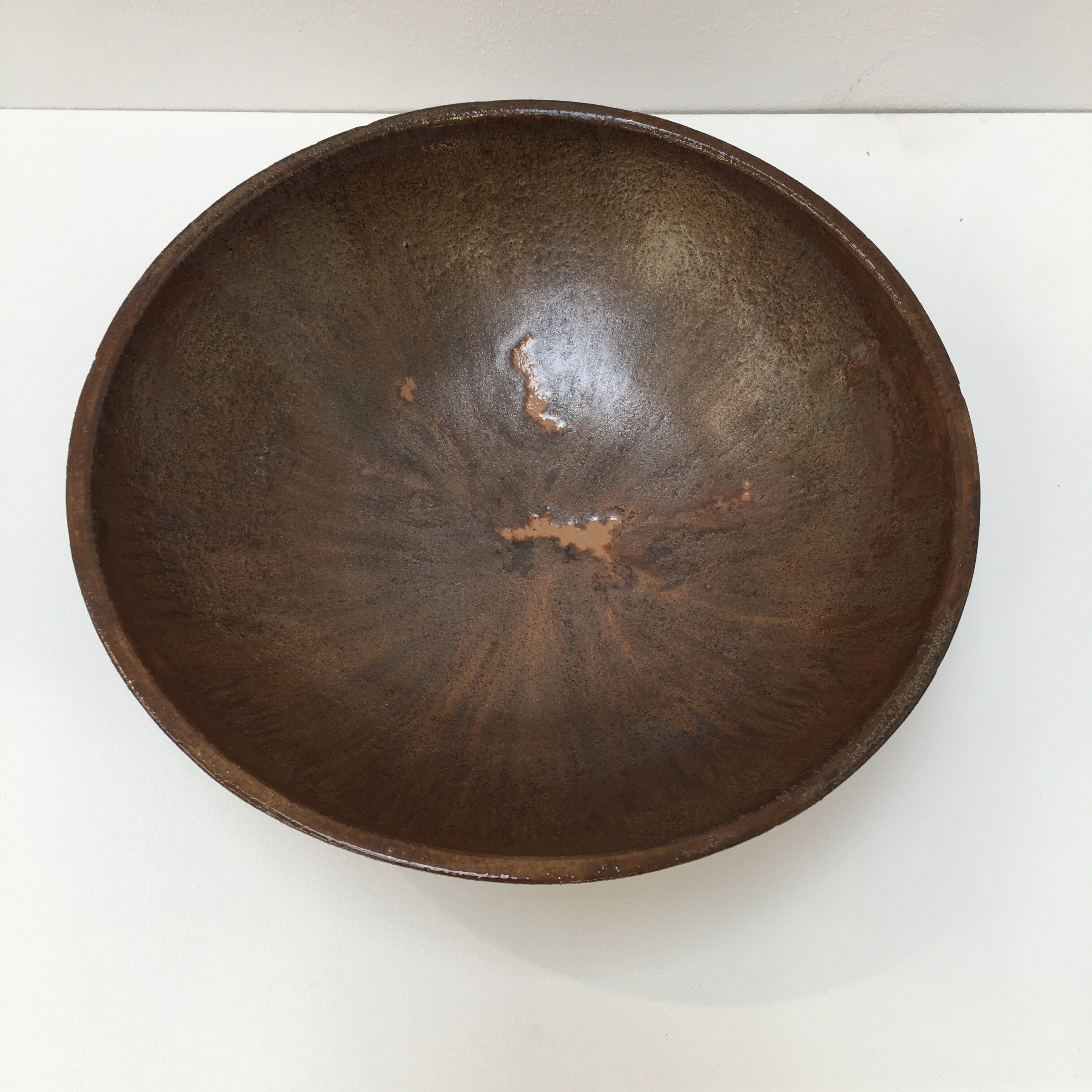 Sandstone dish signed