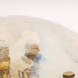 Large brass and Murano ceiling light by Hillebrand, Germany, 1970s.