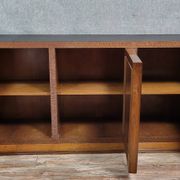 Pier Luigi Colli: Art Deco period sideboard in burl and carved wood