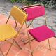 Lafuma vintage folding chair chantazur, france 1960