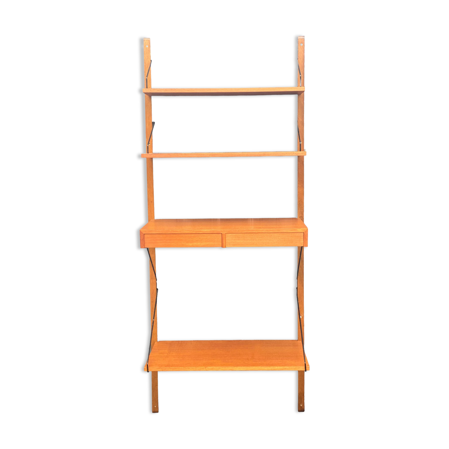 Royal System Modular Wall Shelves by Pol Cadovious for CADO Editions