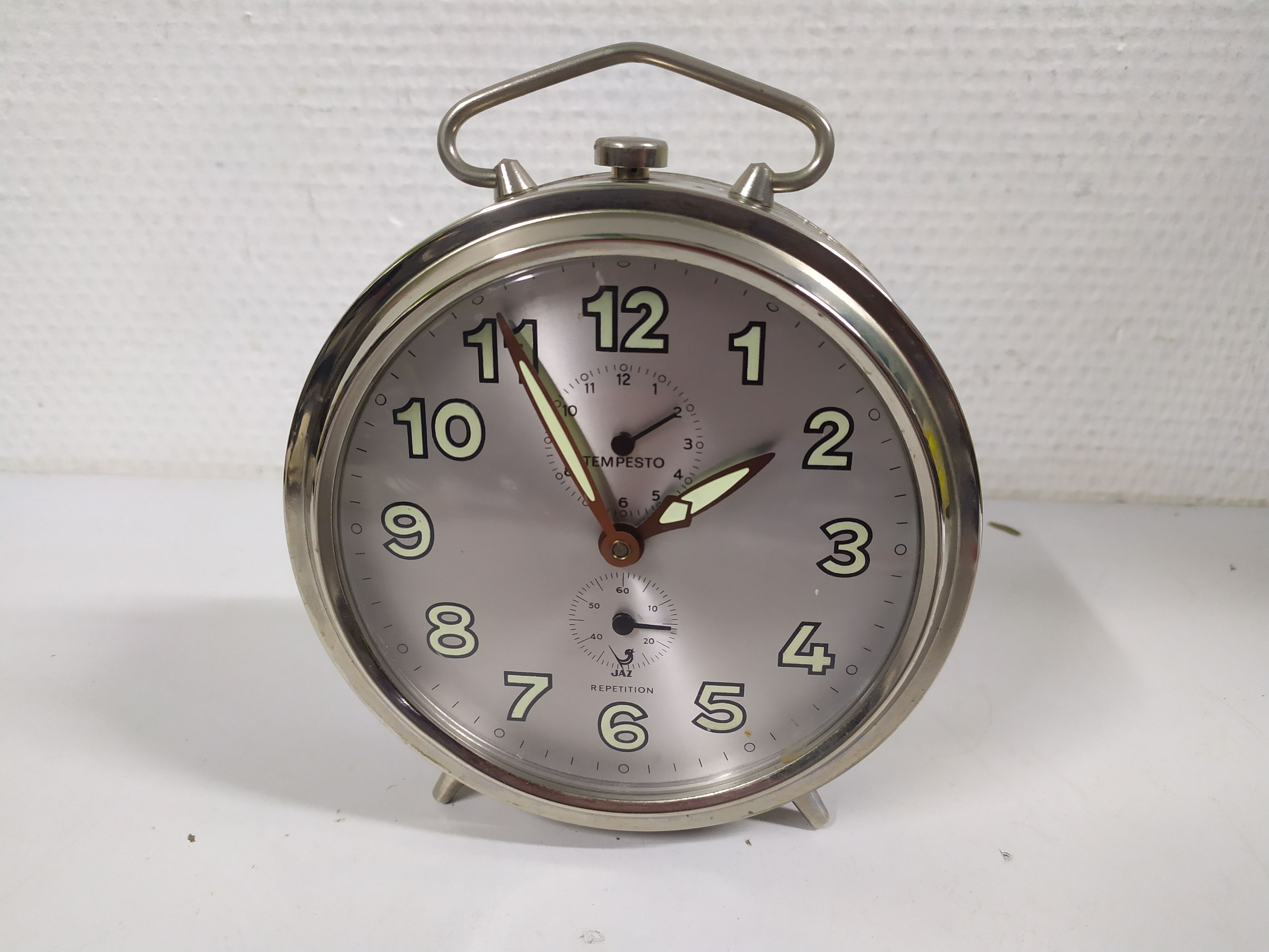Ancien réveil - jaz repetition tempesto - vintage - fonctionne - 1970