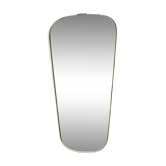 Antique free form mirror vintage design rearview mirror 60 - 33.5 x 61 cm