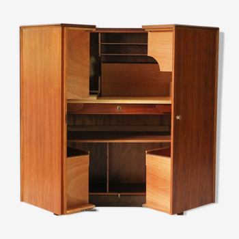 Teak "Magic Box" Bureau by Mummenthaler & Meier, 1960s