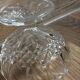 Vintage ice cream coupe finely engraved crystal from Arques.