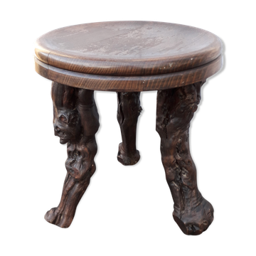 Brutalist tripod stool