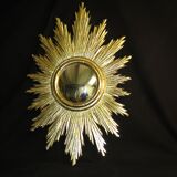 Large curved Sun 78cm mirror